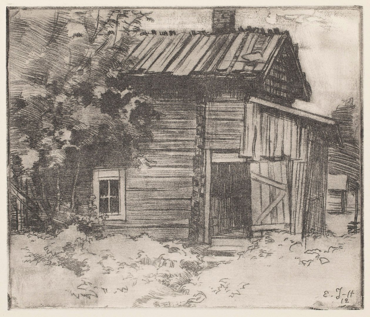 Vecchio cottage da Eero Järnefelt