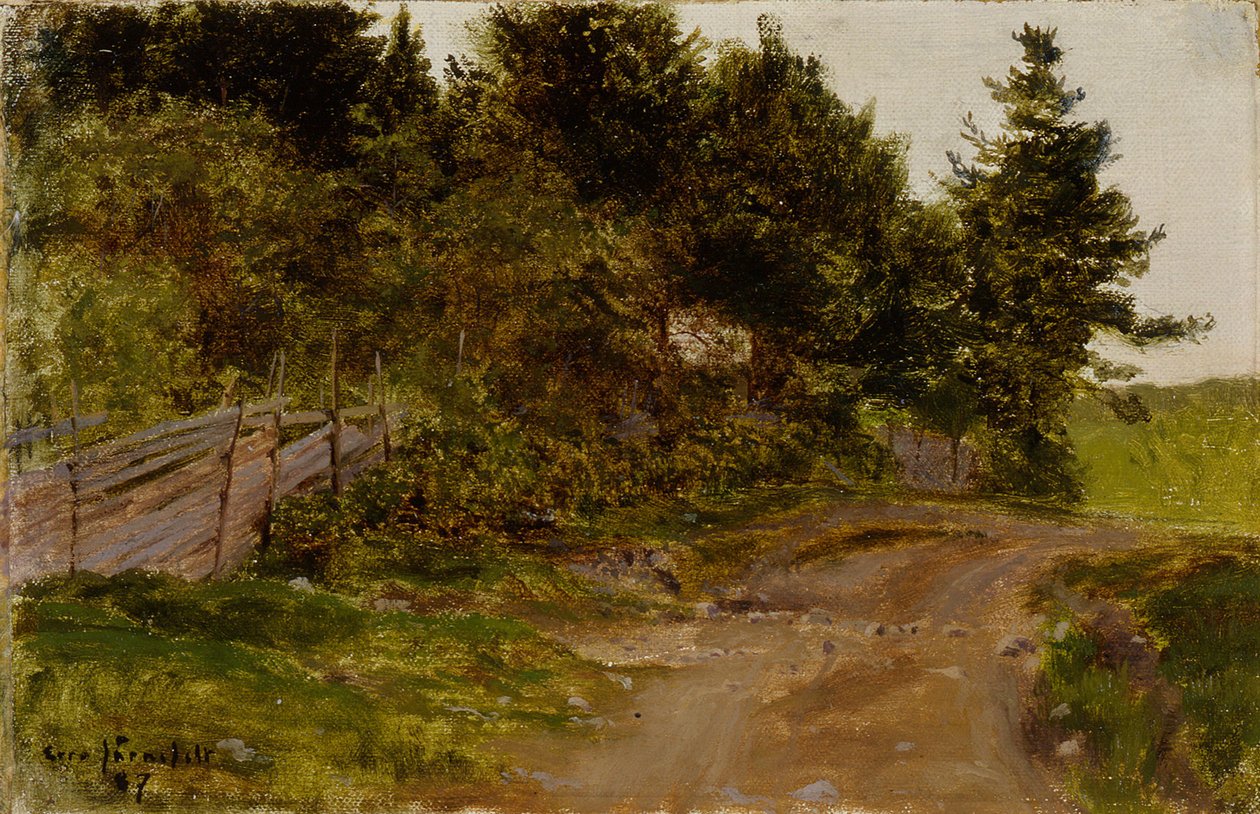 Sentiero nel bosco da Eero Järnefelt