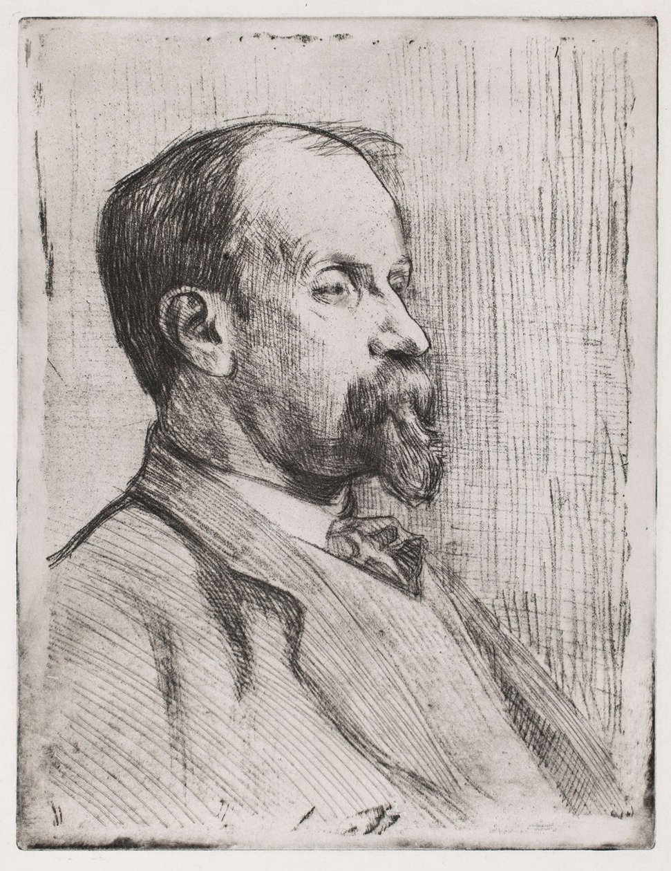 Ritratto di Juhani Aho da Eero Järnefelt