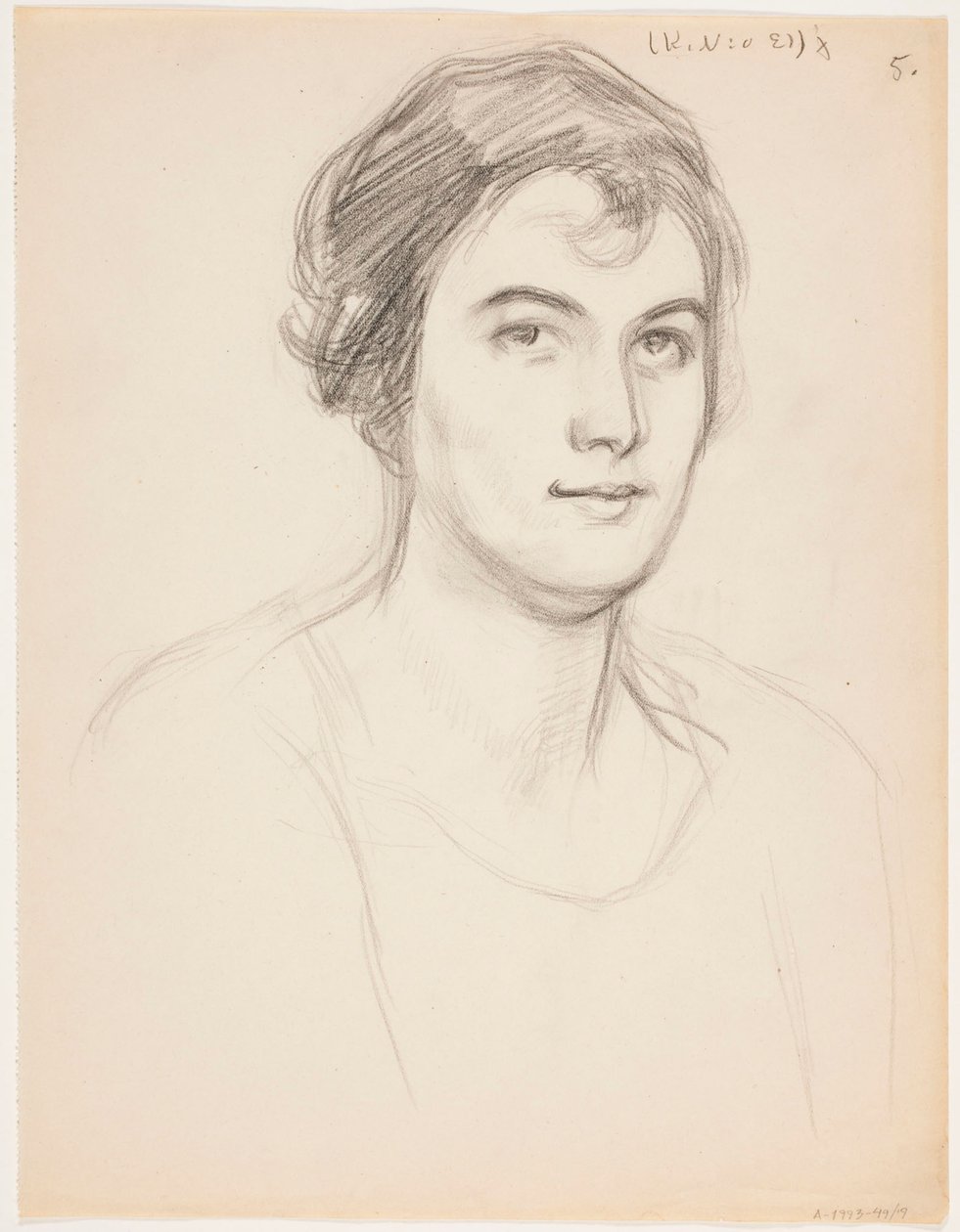 Ritratto di una donna da Eero Järnefelt