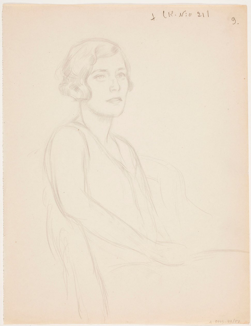 Ritratto di una giovane donna da Eero Järnefelt