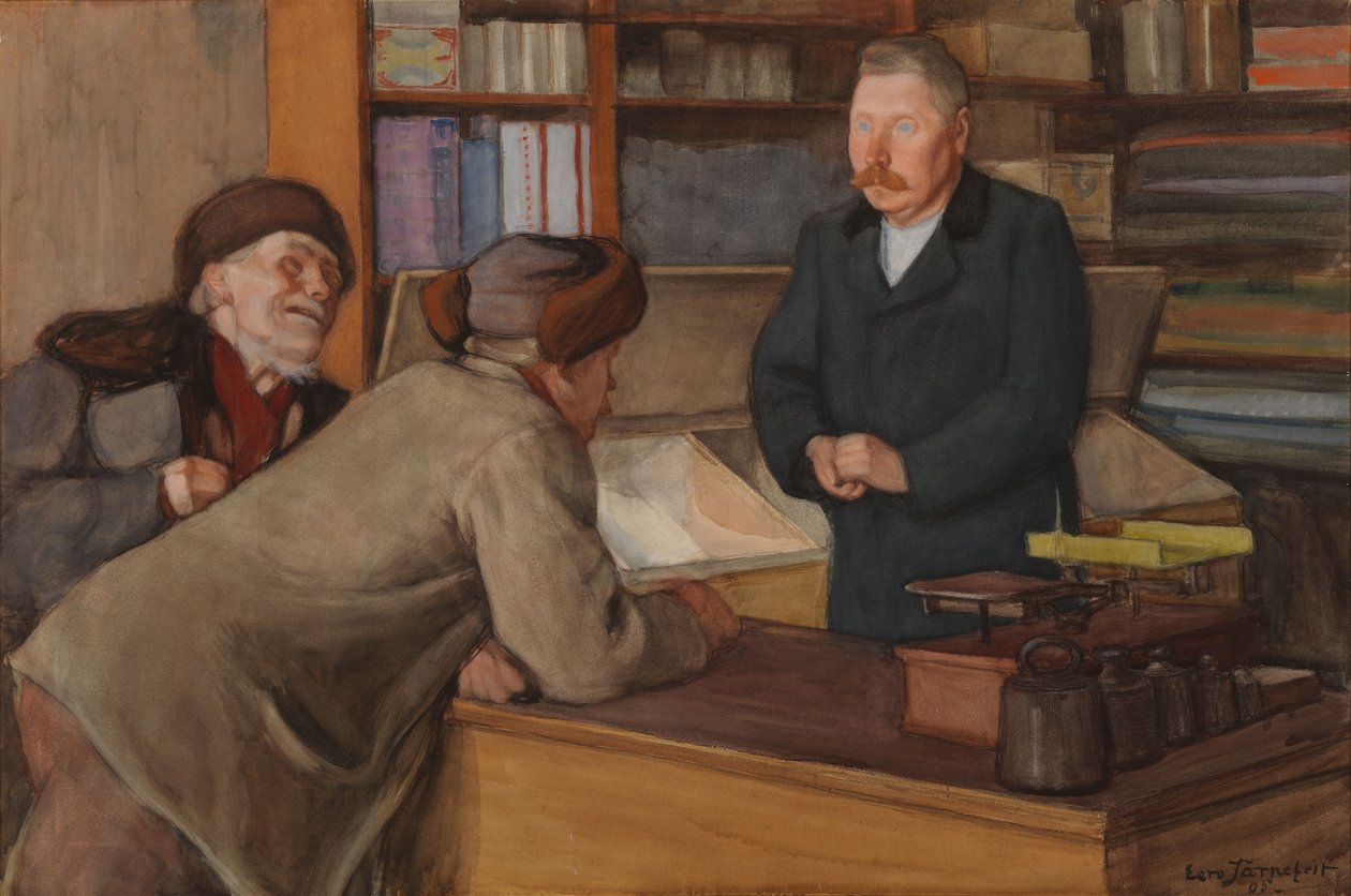 Il negozio del paese da Eero Järnefelt