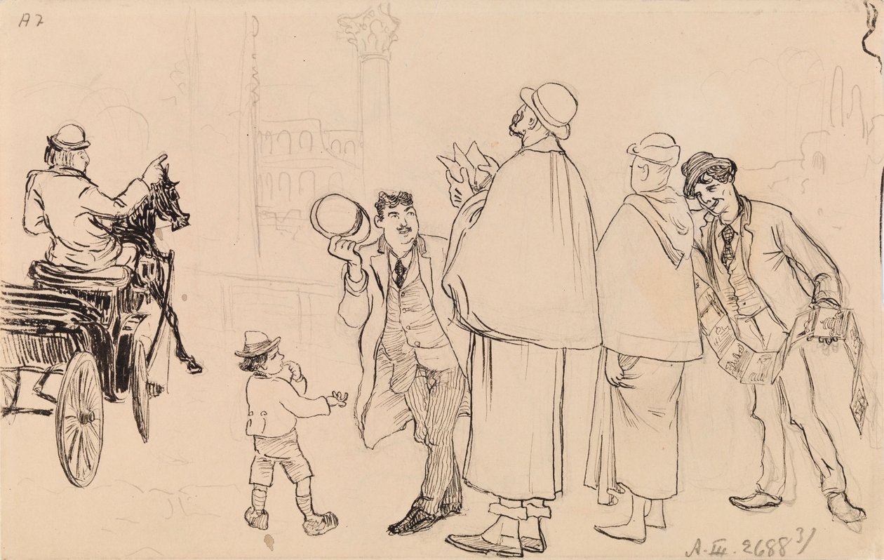 Viaggiatori a Roma da Eero Järnefelt
