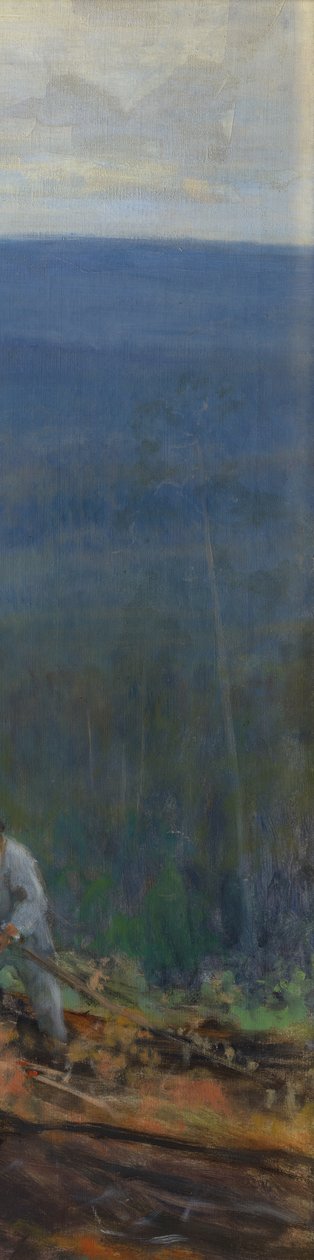 Sotto il giogo (Bruciare la legna da ardere) da Eero Järnefelt