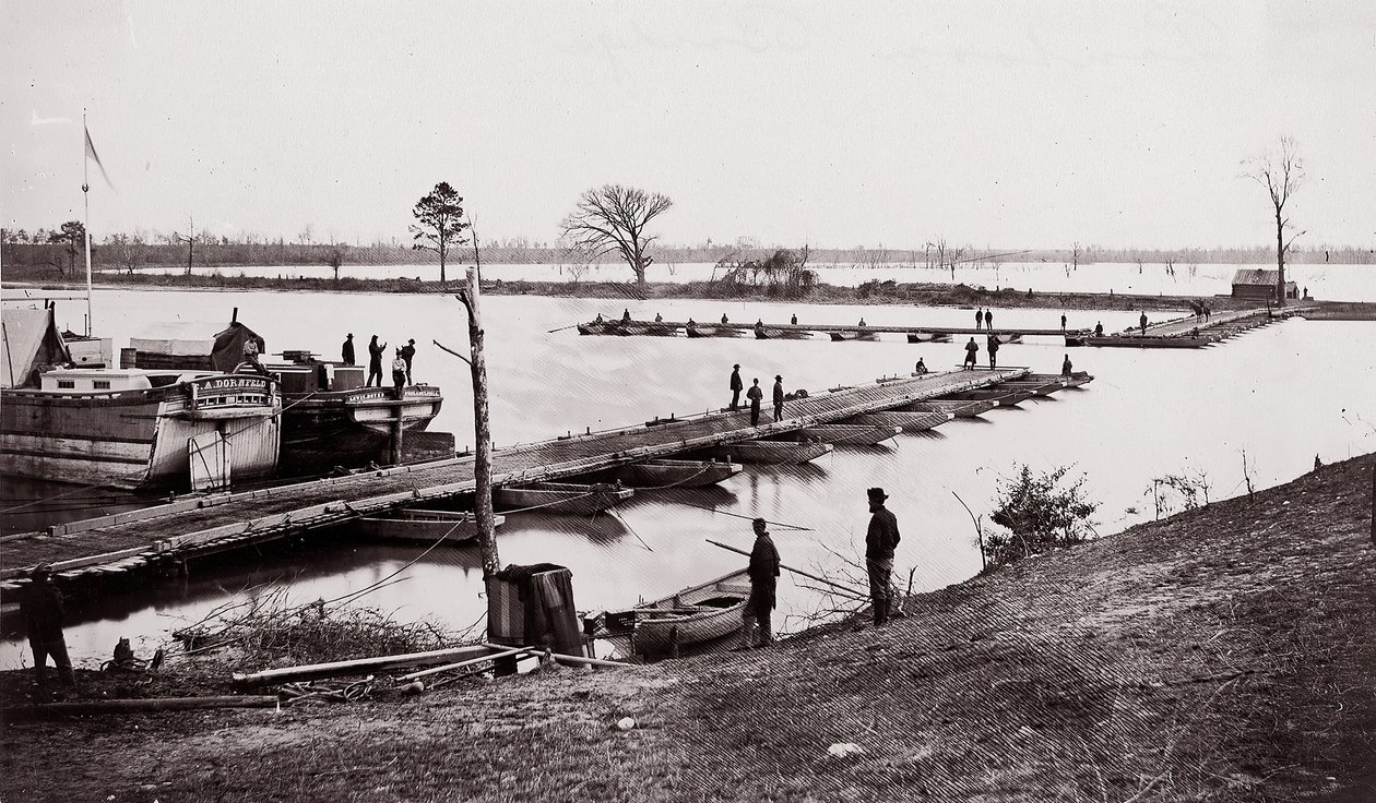 Ponte di barche da Egbert Guy Fowx