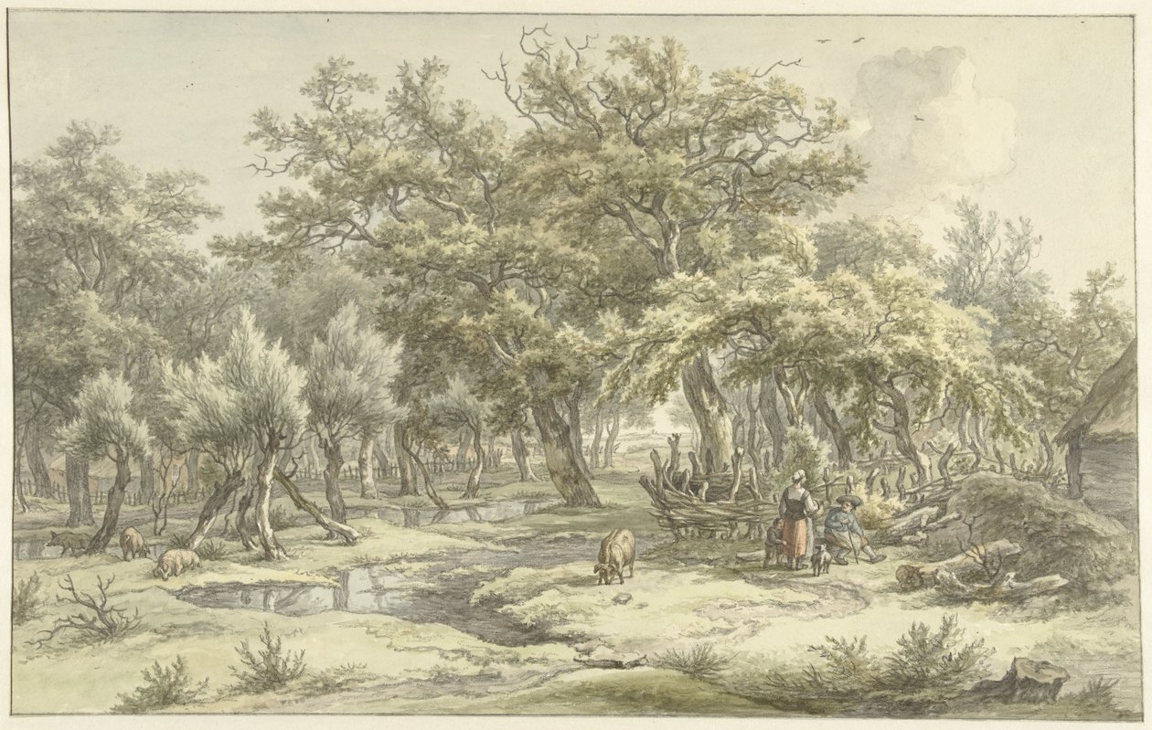 Paesaggio vicino a Eext (Drenthe) da Egbert van Drielst