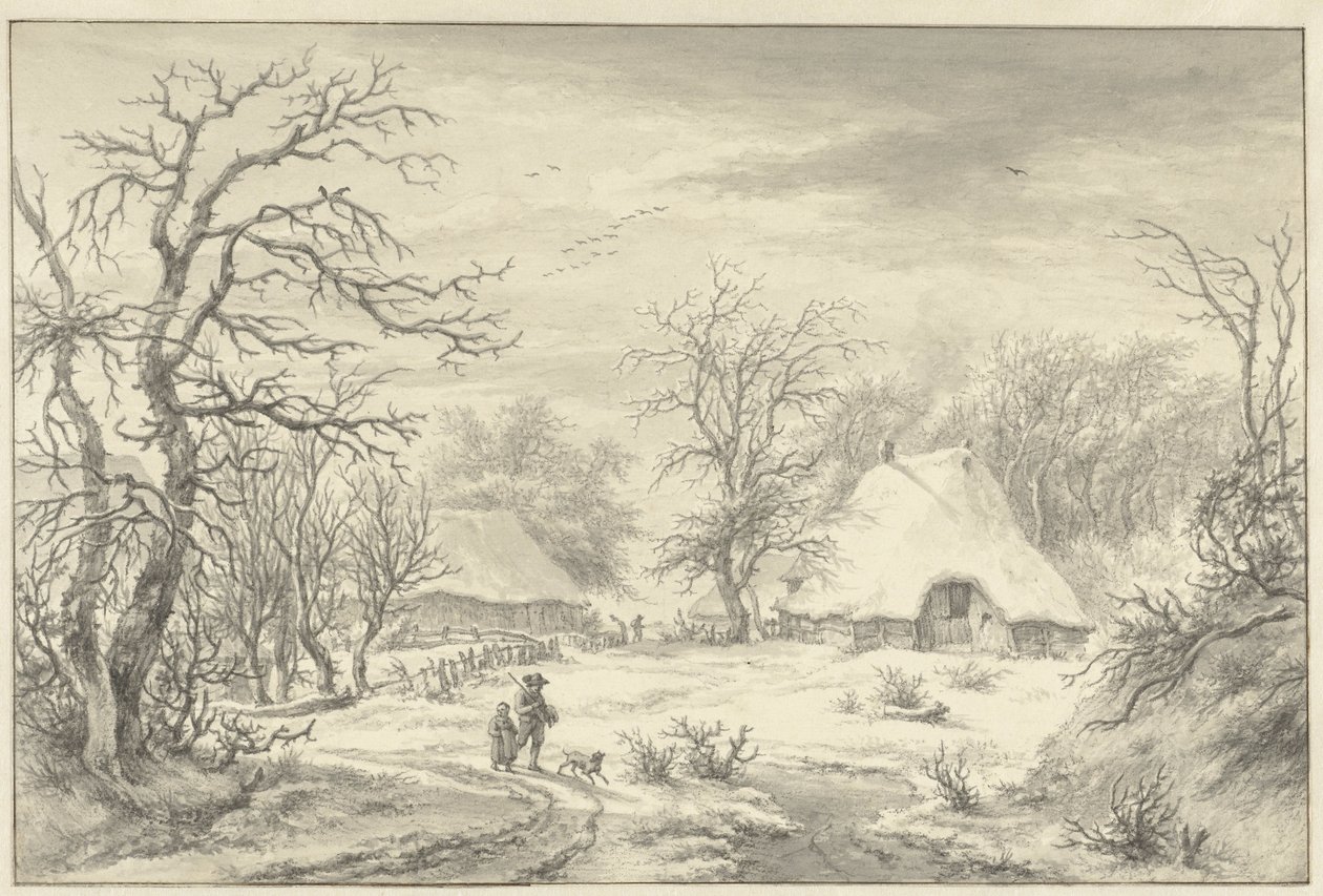 Paesaggio invernale da Egbert van Drielst
