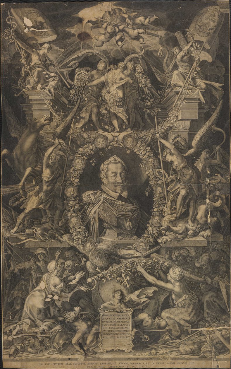 Imperatore Mattia di Germania da Aegidius Sadeler or Saedeler