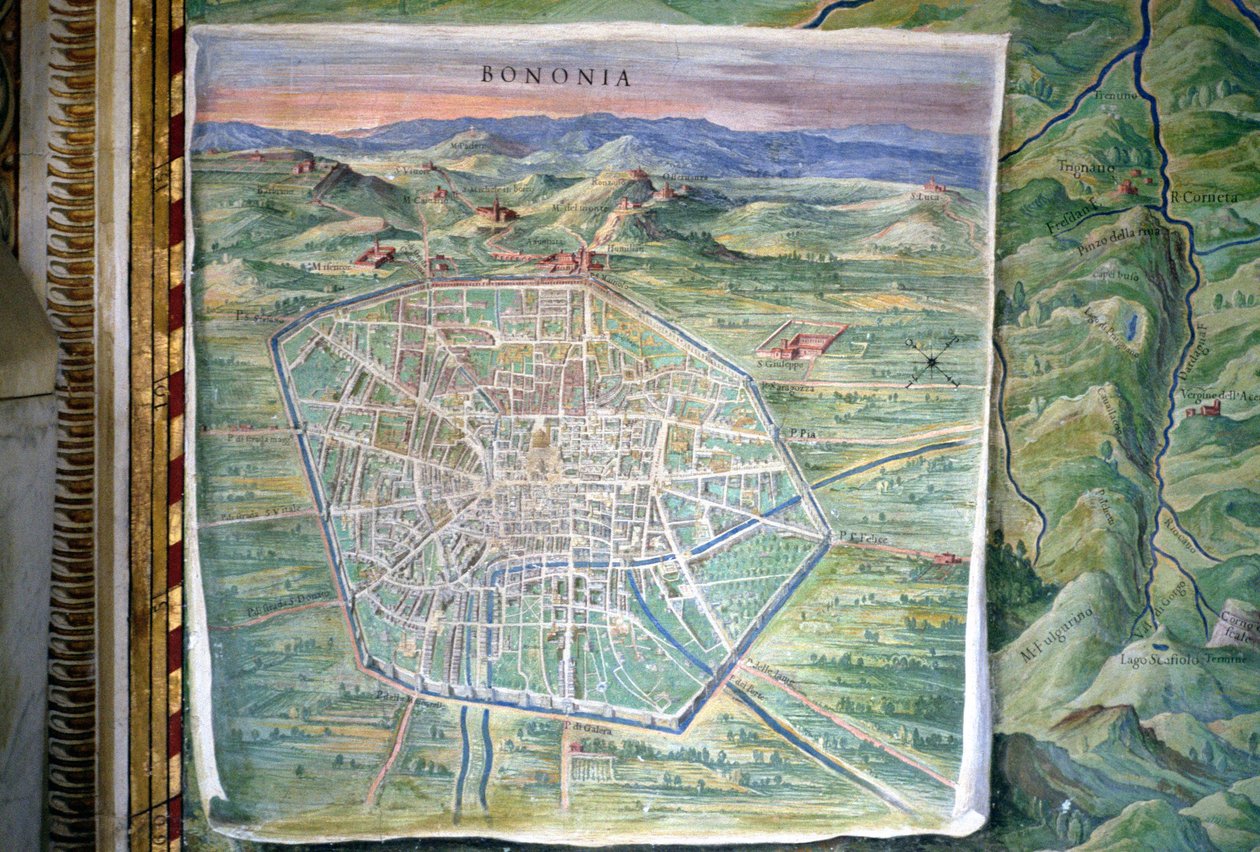 Bologna, dettaglio dalla 