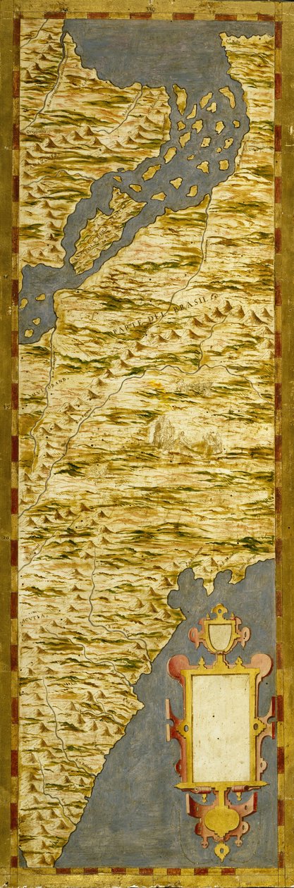 Brasile e il fiume Amazzonia da Ignazio Danti