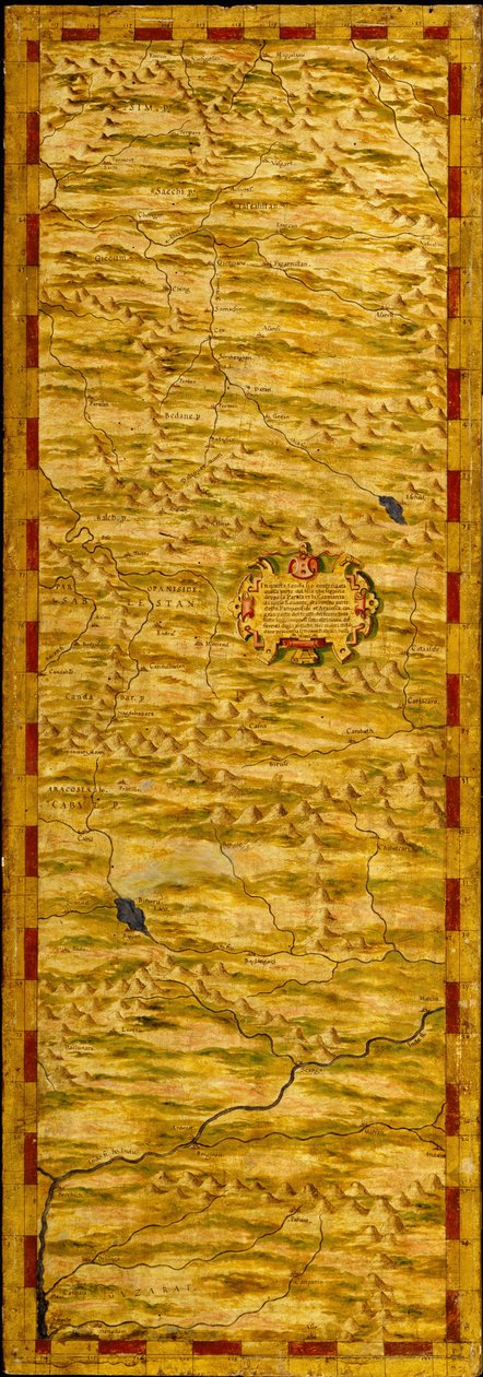 Parte orientale del Pakistan e Afghanistan da Ignazio Danti