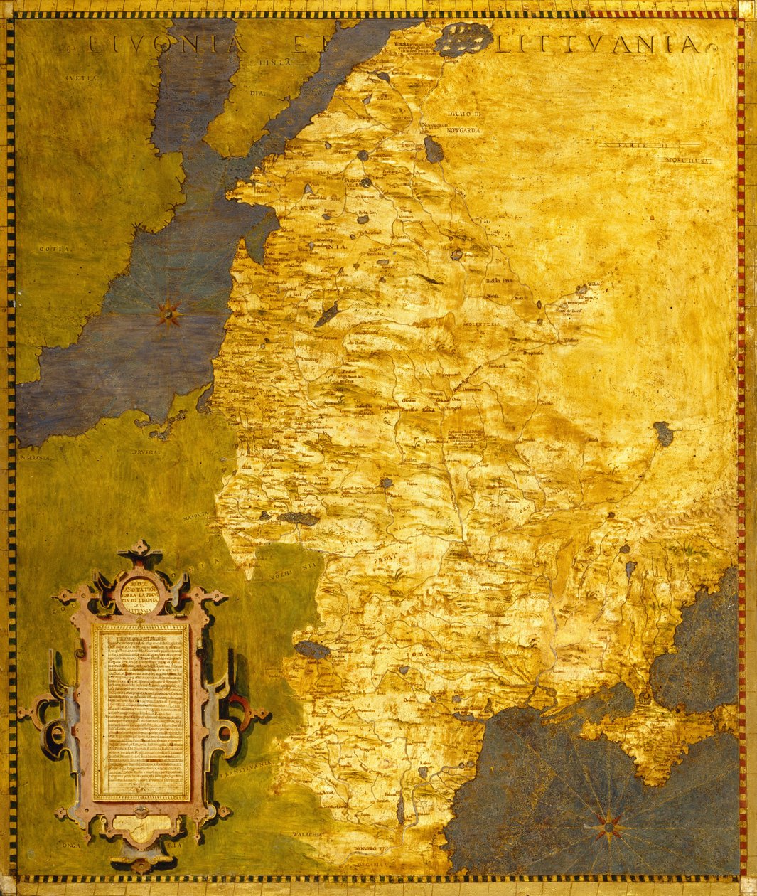 Lettonia e Lituania da Ignazio Danti