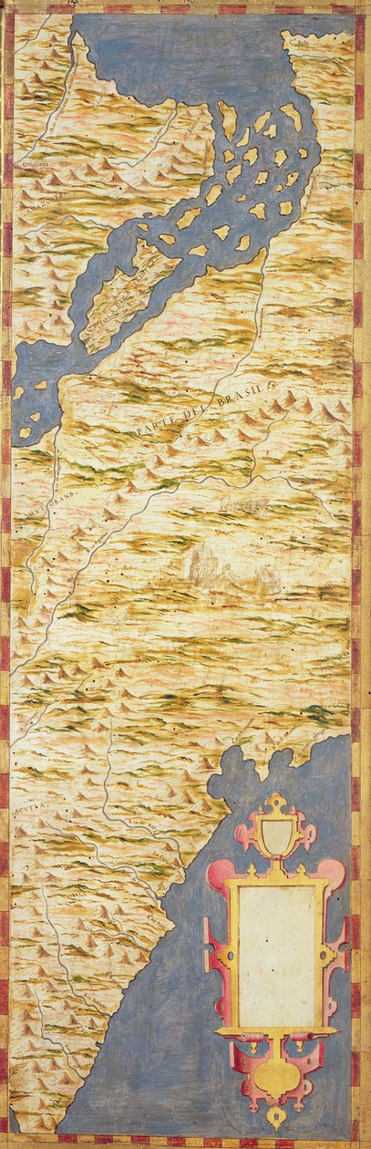 Mappa del Brasile, dalla 