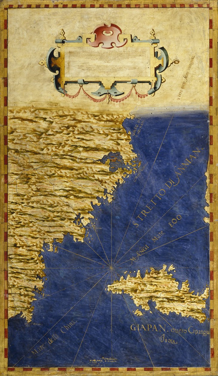 Costa della Cina e del Giappone da Ignazio Danti
