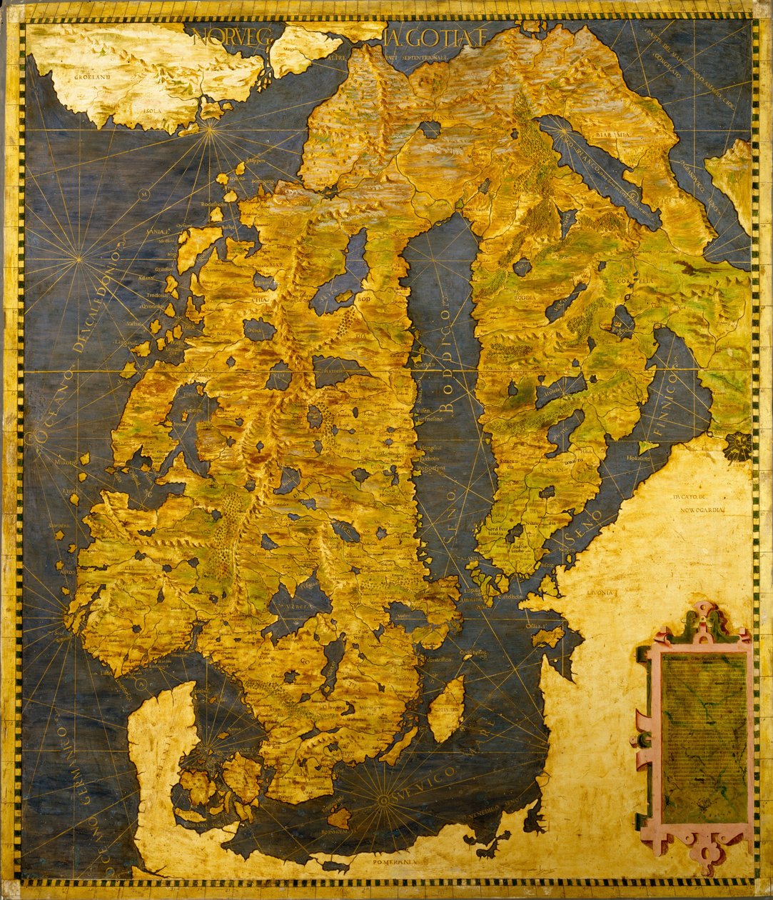 La penisola scandinava da Ignazio Danti