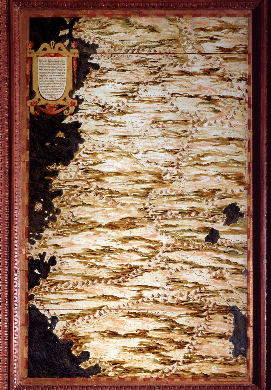 Mappa del Perù da Egnazio Danti