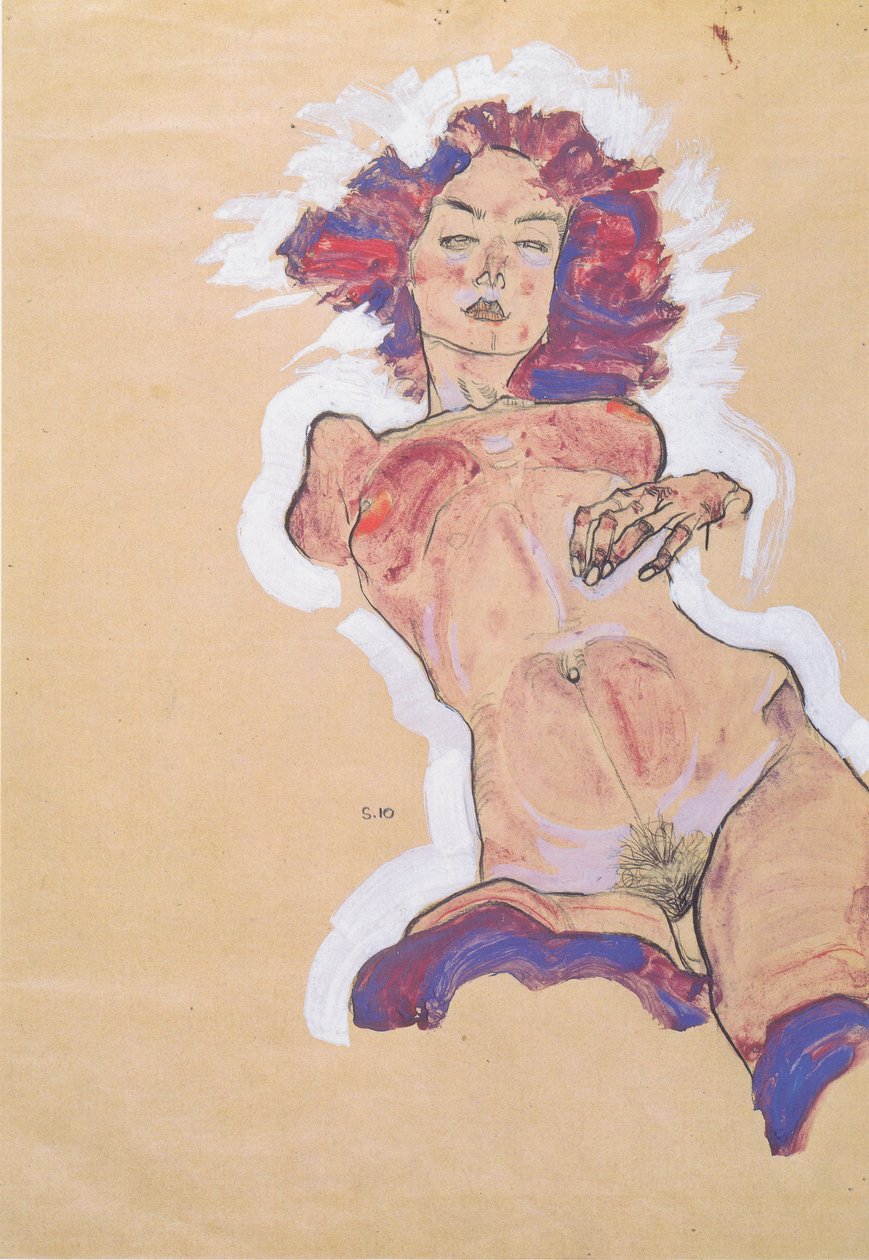 Nudo femminile da Egon Schiele