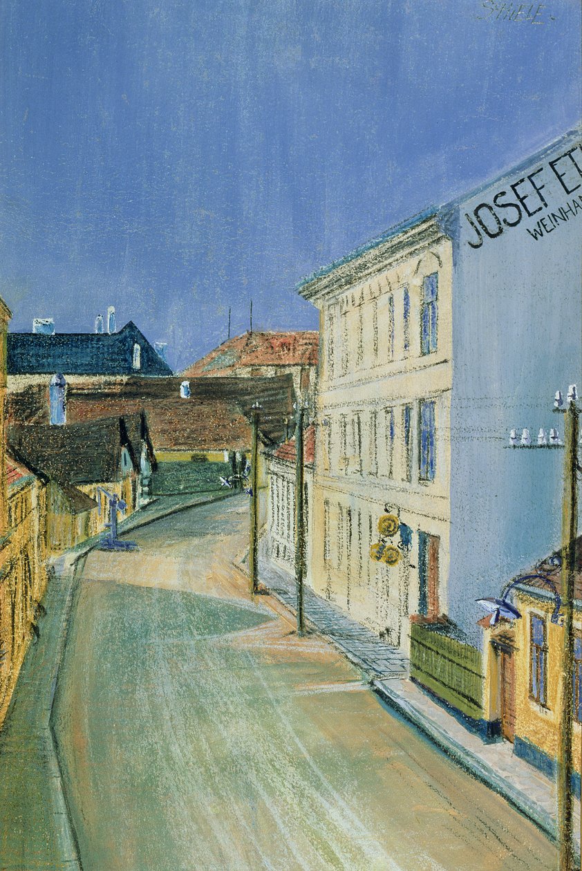 Albrechtstrasse a Klosterneuburg da Egon Schiele