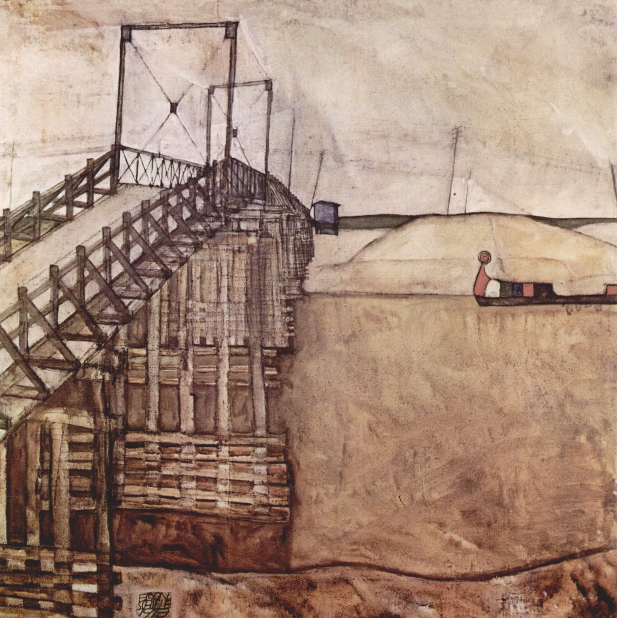 Il ponte da Egon Schiele