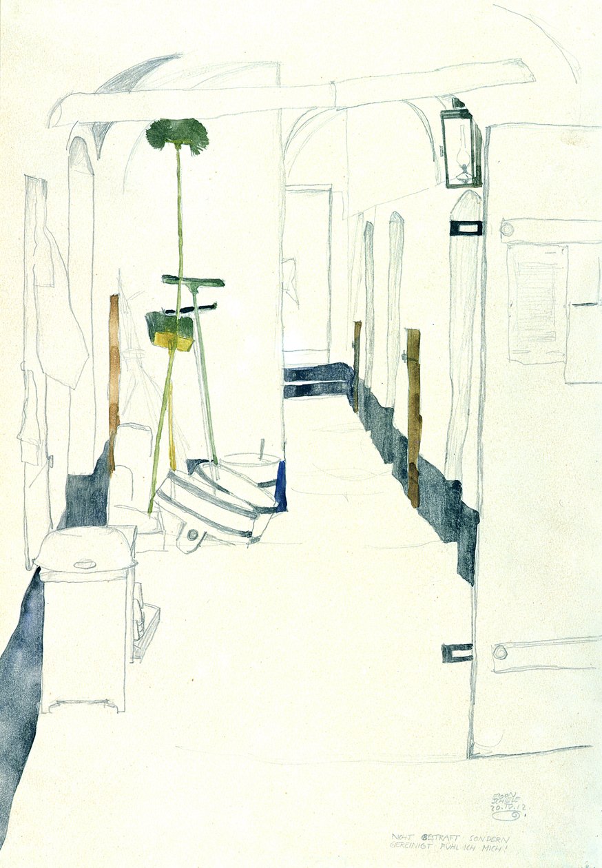 Non mi sento punito ma purificato, 1912 da Egon Schiele