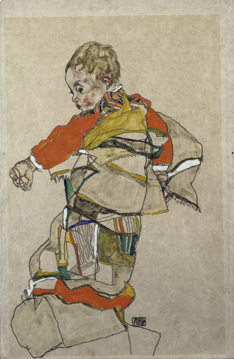 Ritratto di un bambino da Egon Schiele