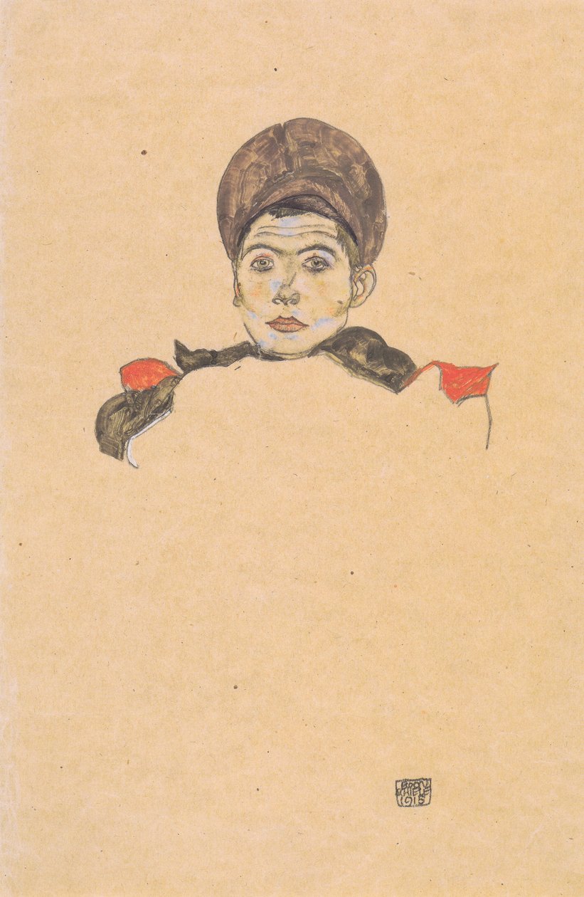 Prigioniero di guerra russo da Egon Schiele