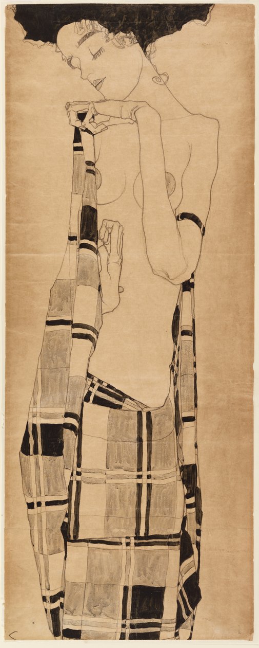 Ragazza in piedi, c.1908-09 da Egon Schiele