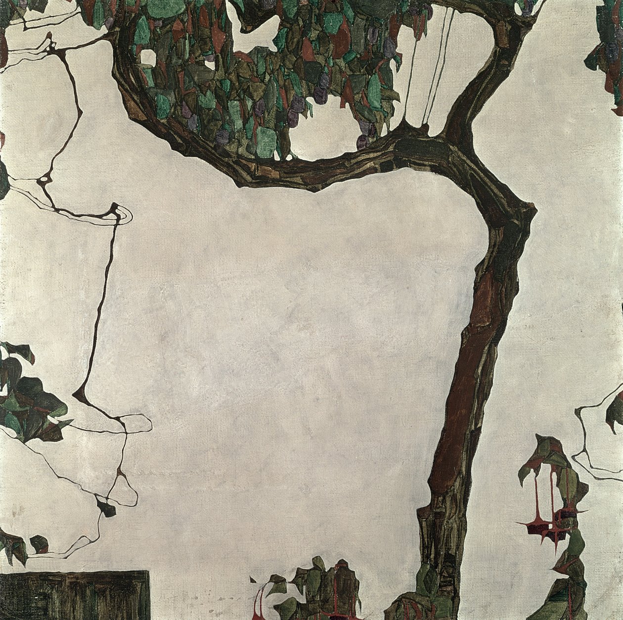 Albero autunnale, 1909 da Egon Schiele