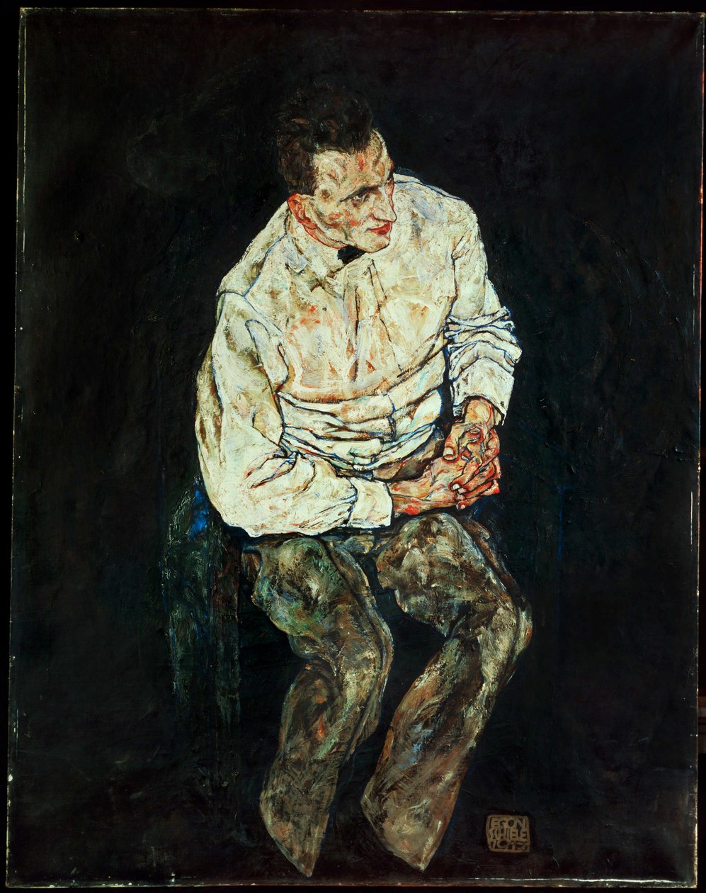 Ritratto di Karl Gruenwald [Ritratto Karl Gruenwald] ... da Egon Schiele