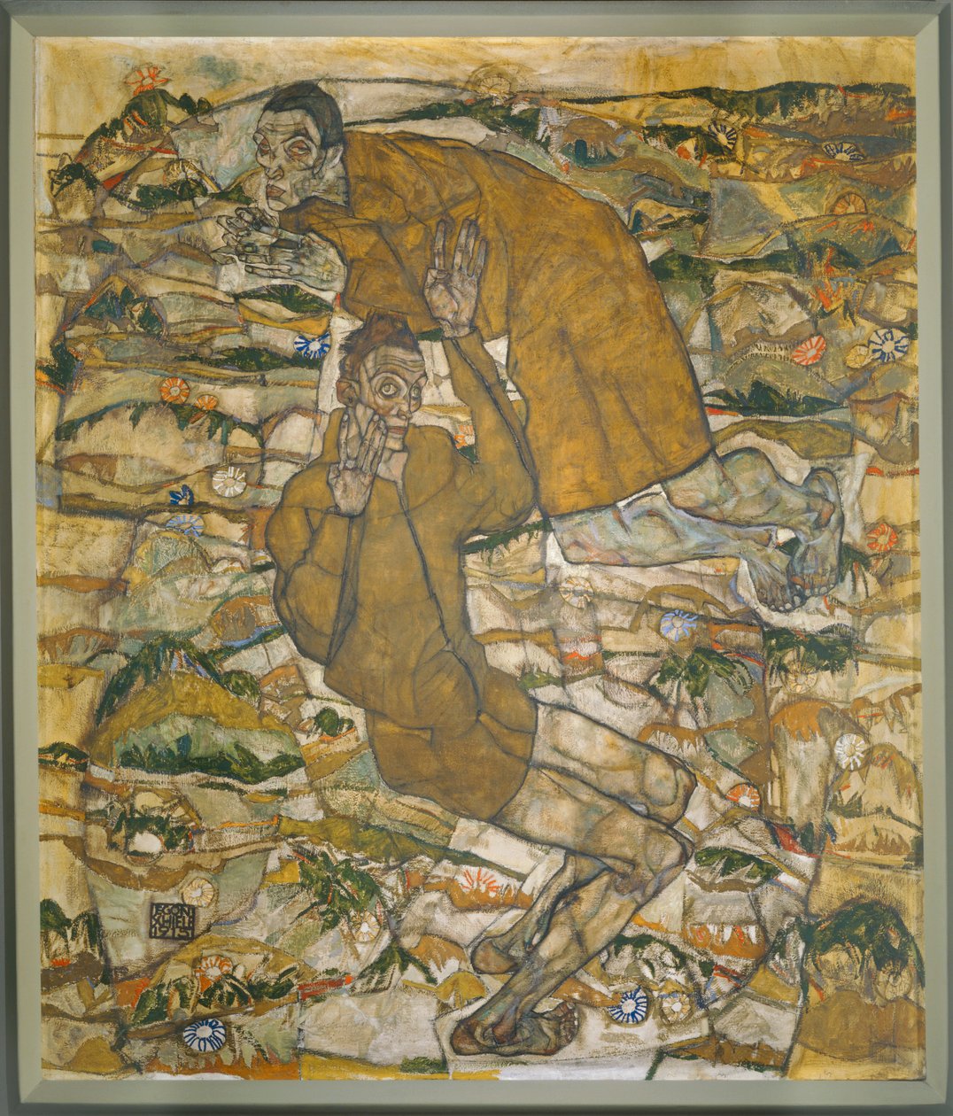 Fluttuando via, Il cieco da Egon Schiele