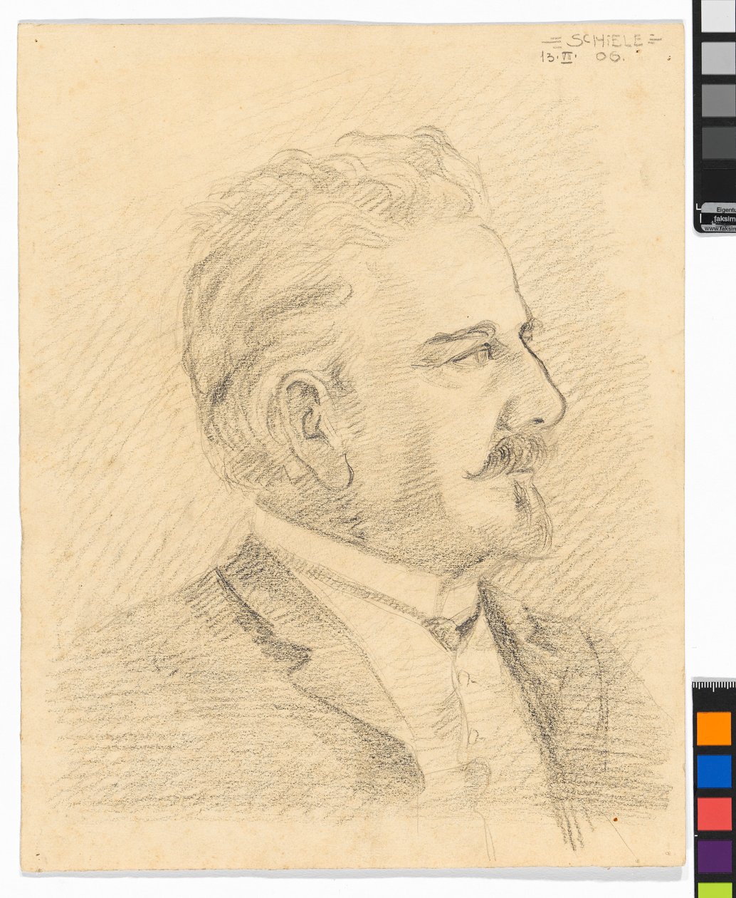 Leopold Czihaczek: profilo da Egon Schiele