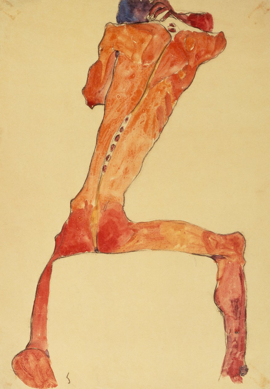 Mannerruckenhaut da Egon Schiele