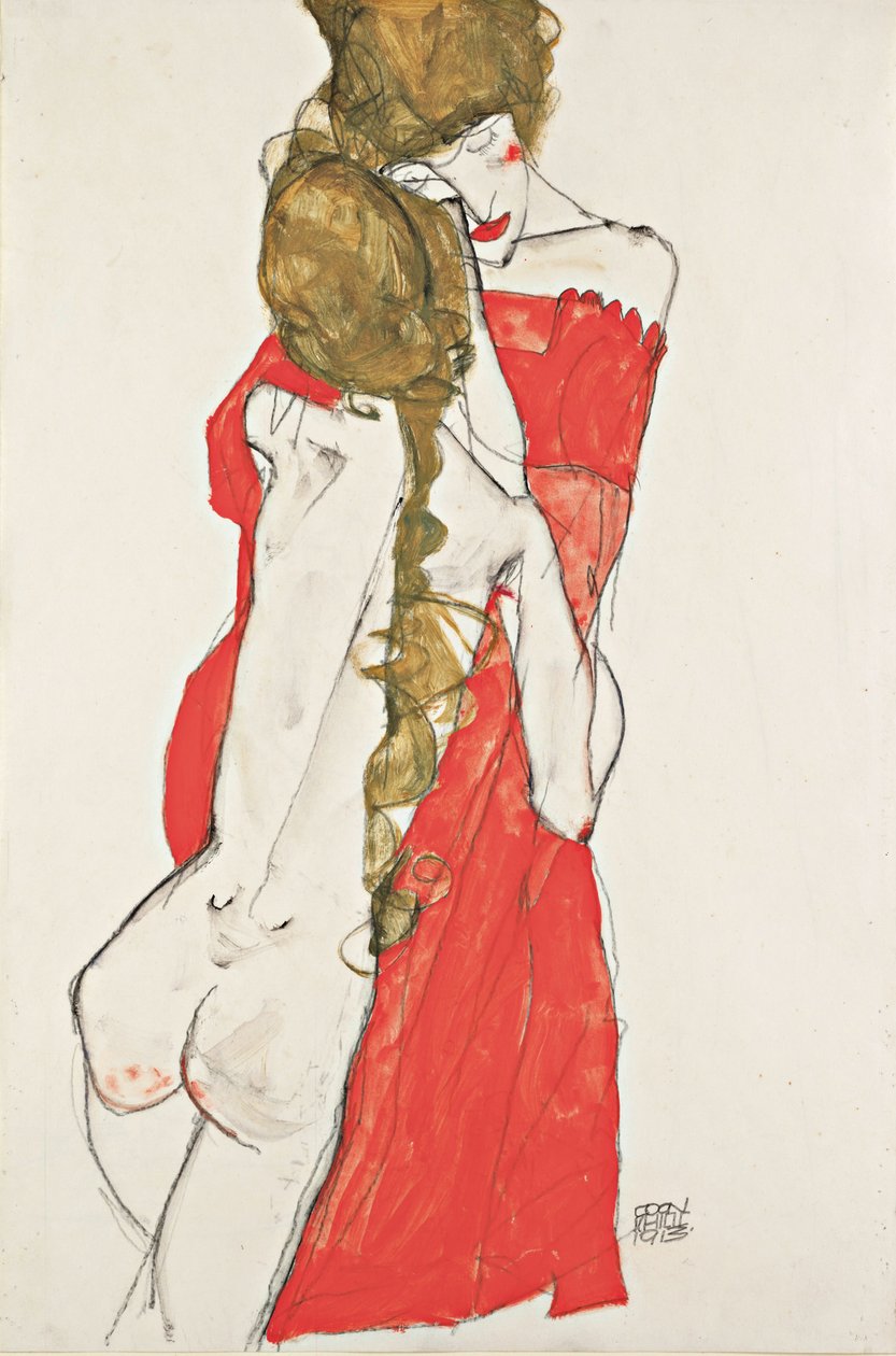 Madre e figlia, 1913 da Egon Schiele
