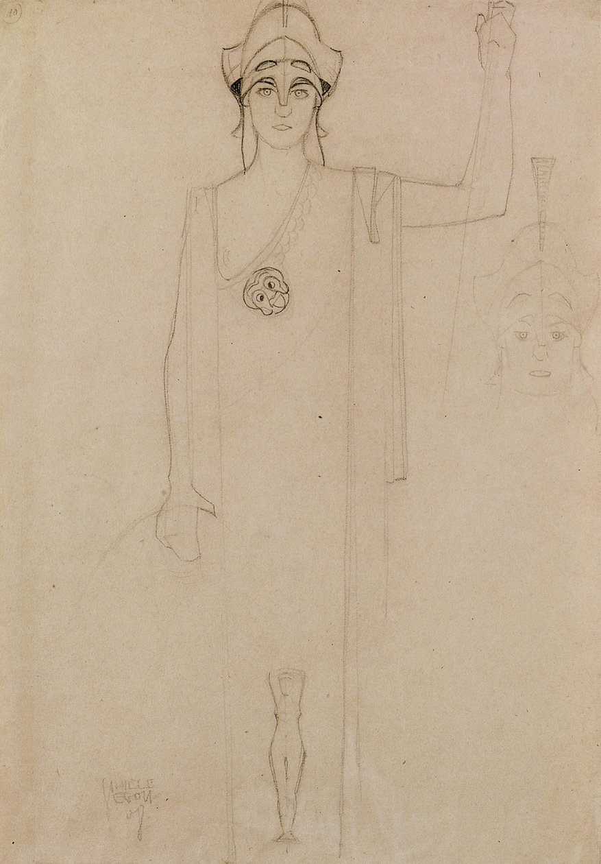 Pallade Atena da Egon Schiele