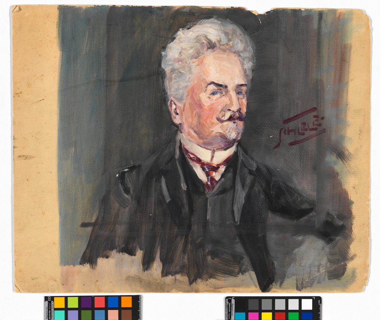 Ritratto di Leopold Czihaczek da Egon Schiele