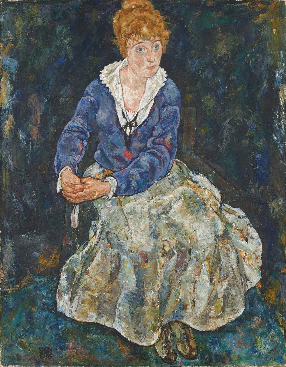 Ritratto di Edith Schiele, moglie dell