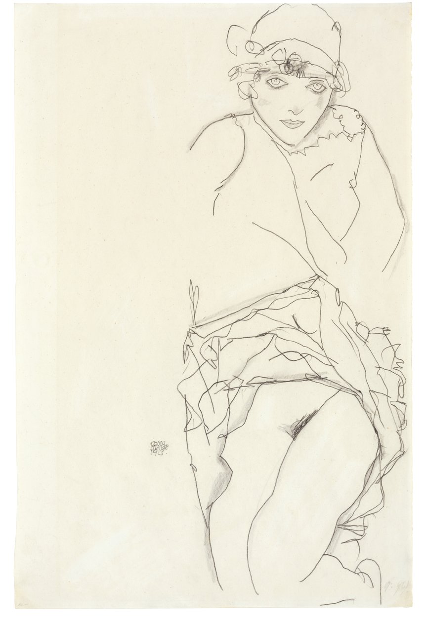 Ritratto di una Donna da Egon Schiele