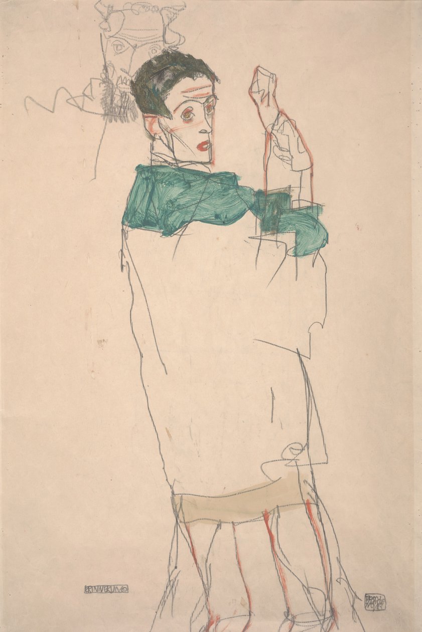 Riflessione (Erinnerung) da Egon Schiele