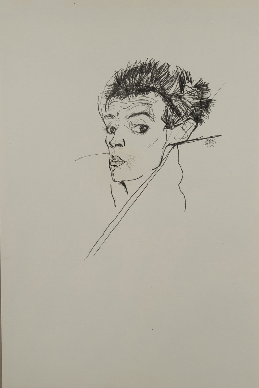 Autoritratto, 1913 da Egon Schiele