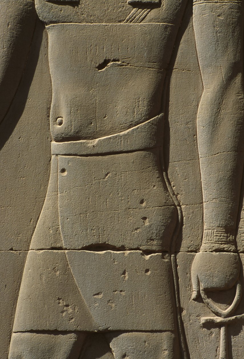 (dettaglio) di un rilievo in pietra da Egyptian
