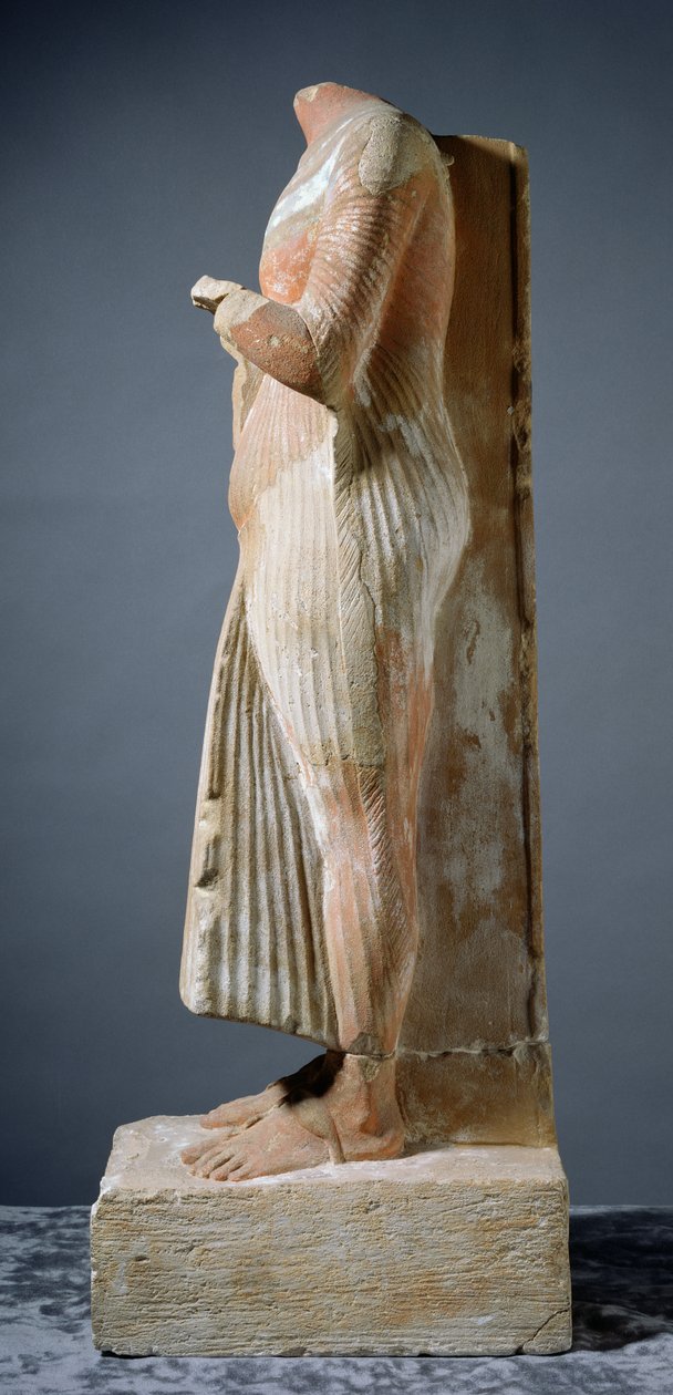 Statua di Akhenaton, vista laterale da Egyptian 18th Dynasty