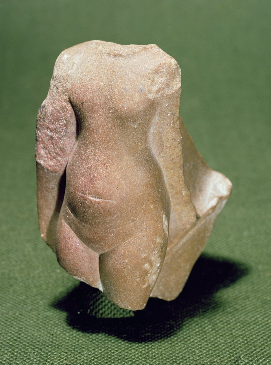 Torso di una principessa egiziana, probabilmente trovato a Tell el-Amarna da Egyptian 18th Dynasty