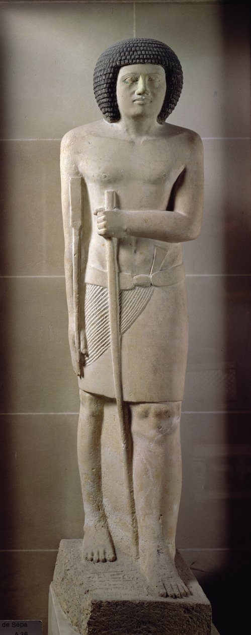 Statua di Sepa, Antico Regno da Egyptian 3rd Dynasty