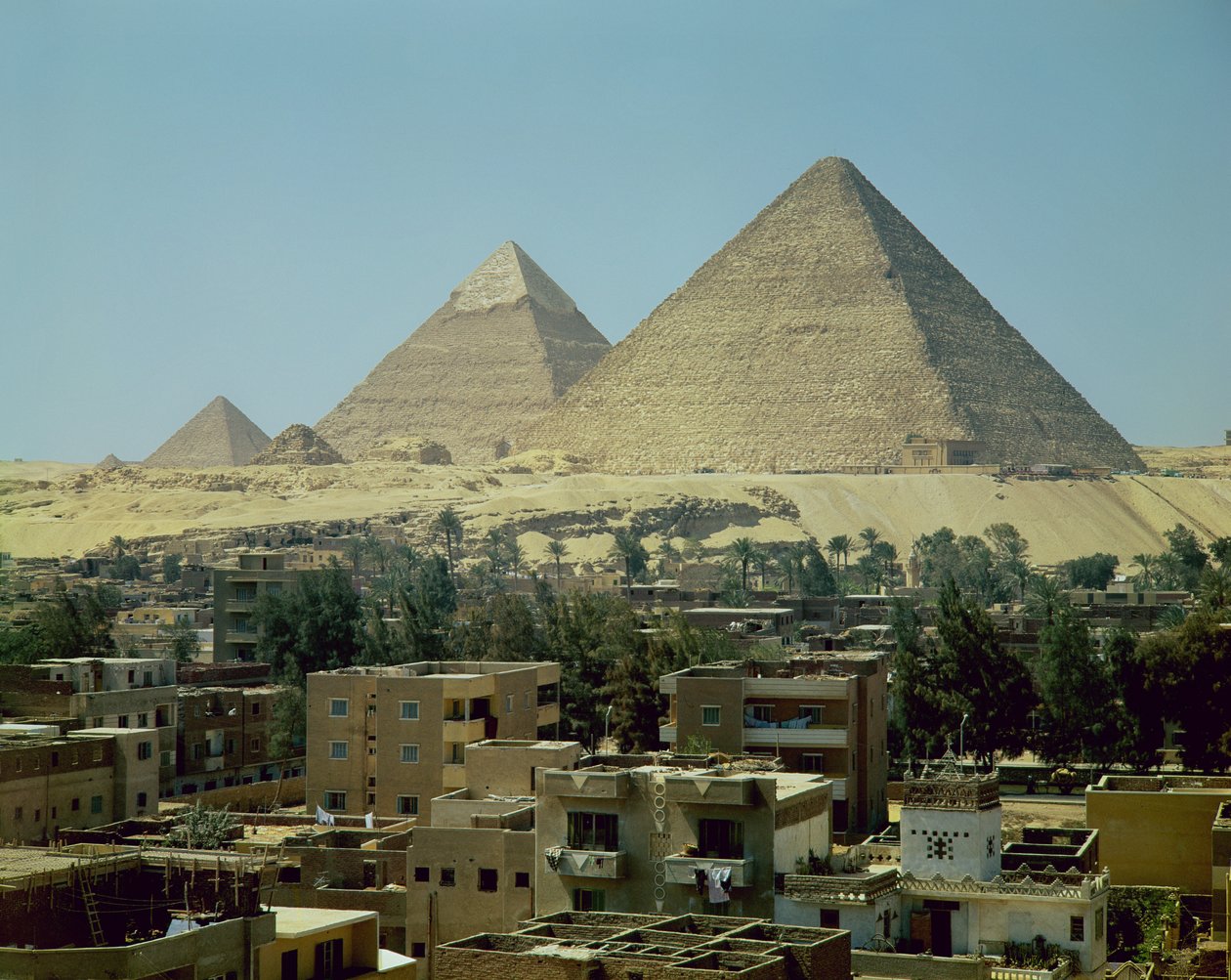 Le piramidi di Giza, c.2589-30 a.C., Antico Regno da Egyptian 4th Dynasty