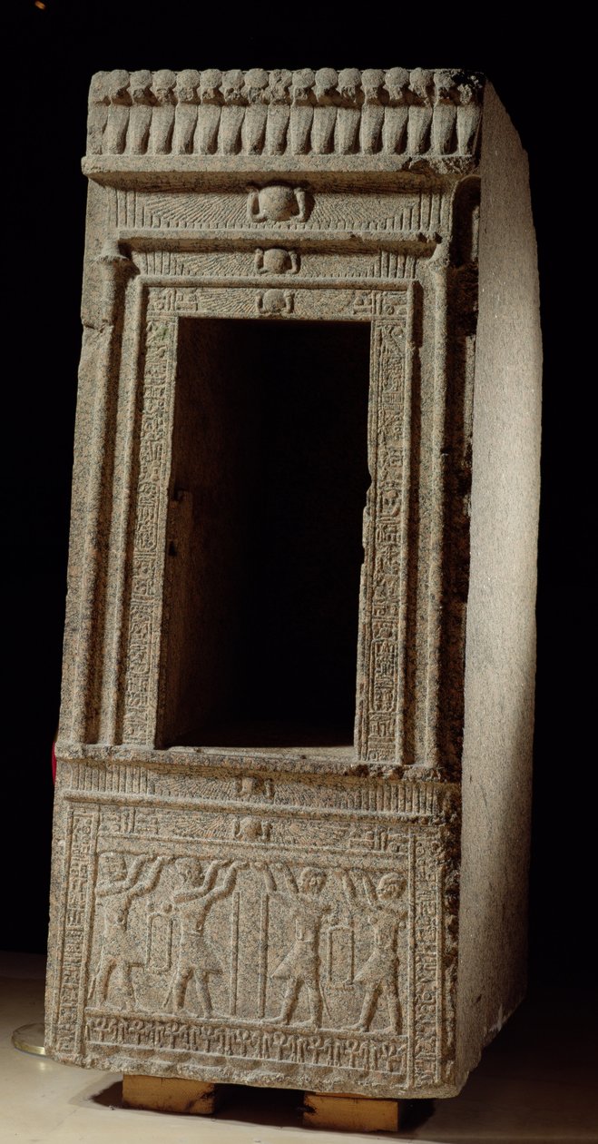 Cappella Naos dedicata alla dea Iside da Tolomeo VIII (170-116 a.C.) dal Tempio di Iside a File da Egyptian Ptolemaic Period