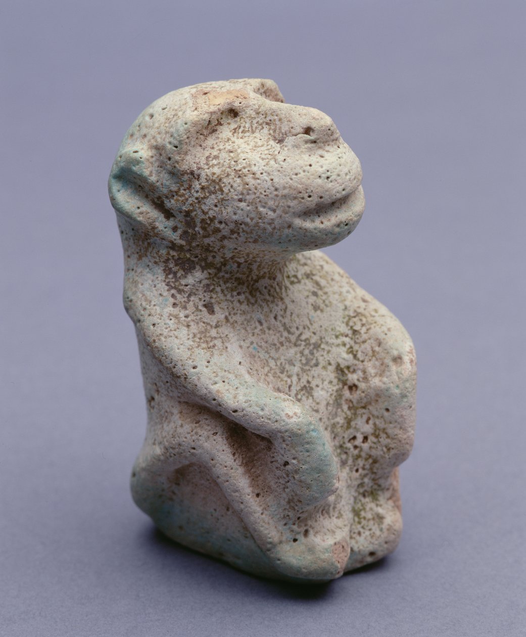 Statuetta di babbuino, dal Tempio di Hierakonpolis, Deposito Principale, Periodo Dinastico Antico, 1ª-2ª Dinastia da Egyptian