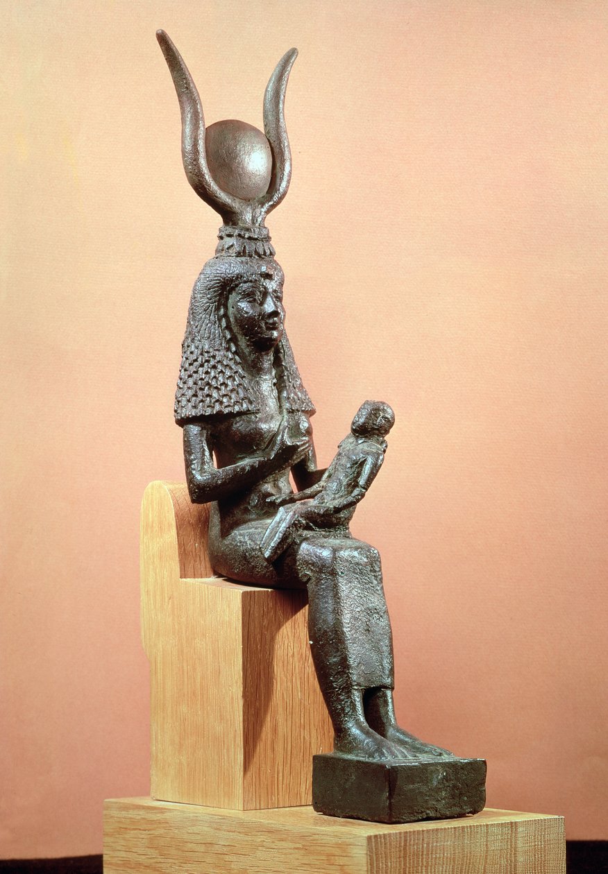 Iside che allatta il bambino Horus da Egyptian