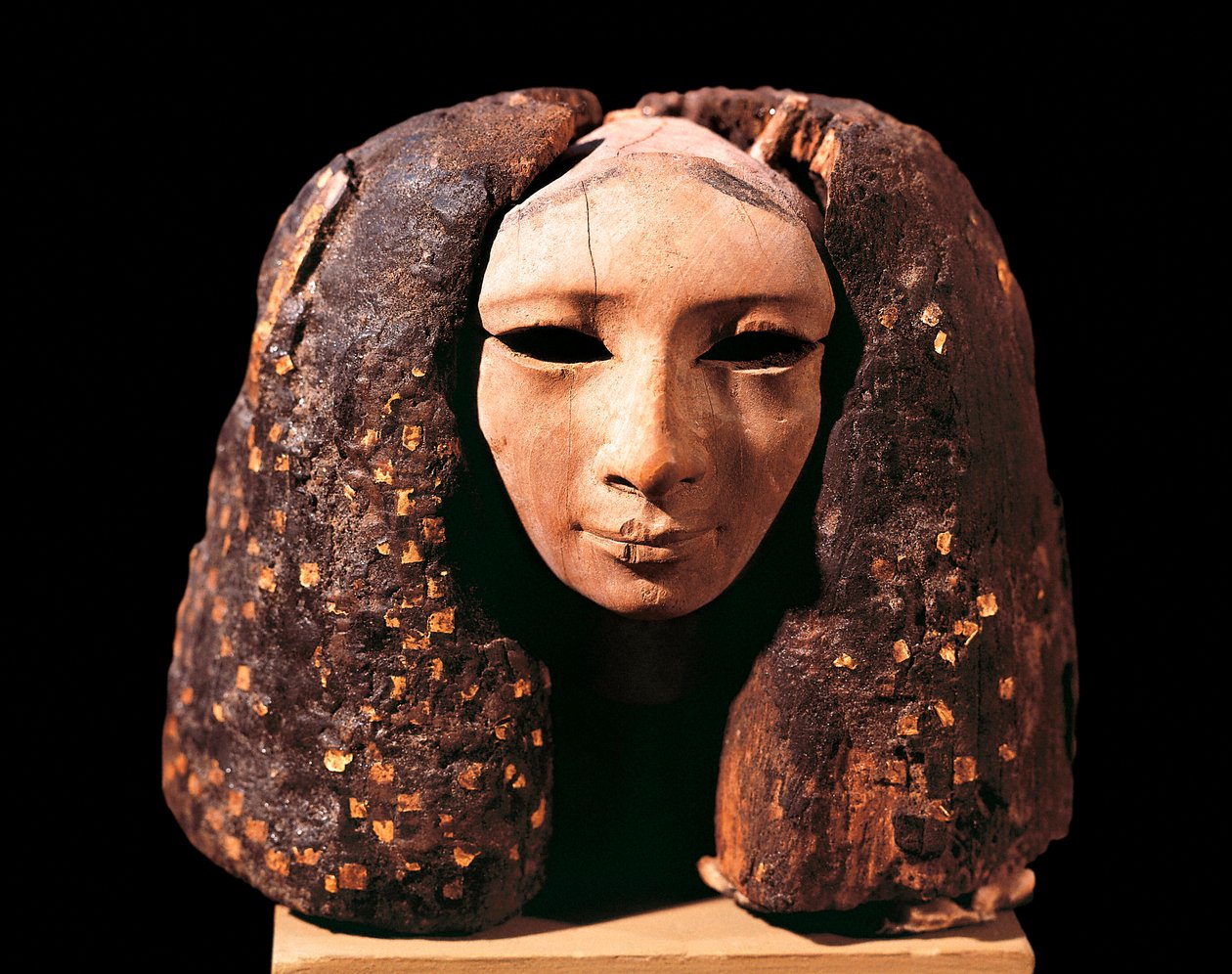 Ritratto di una principessa, da Lisht, Medio Regno, Dinastia XII (legno) da Egyptian 12th Dynasty
