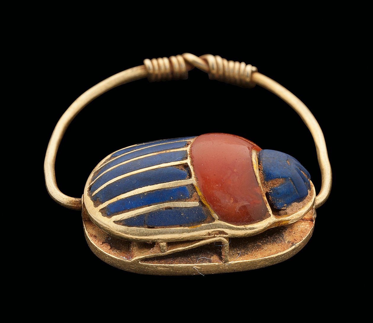 Anello con scarabeo, Medio Regno da Egyptian 12th Dynasty