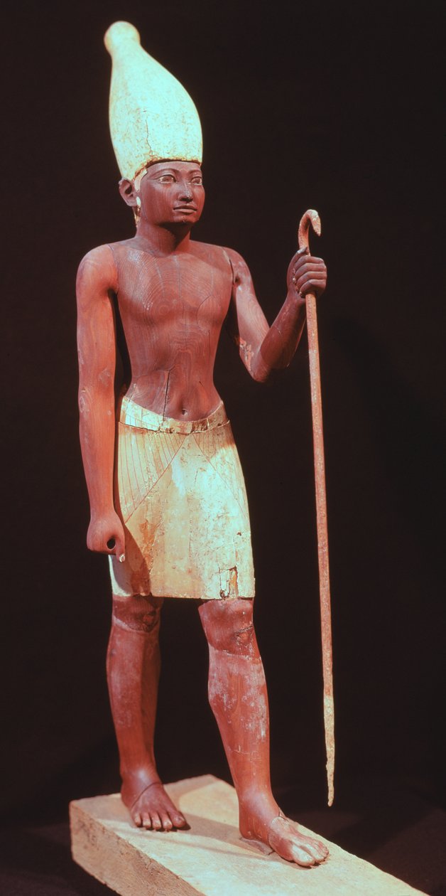 Statua di Sesostris I con una Corona Bianca da Egyptian 12th Dynasty